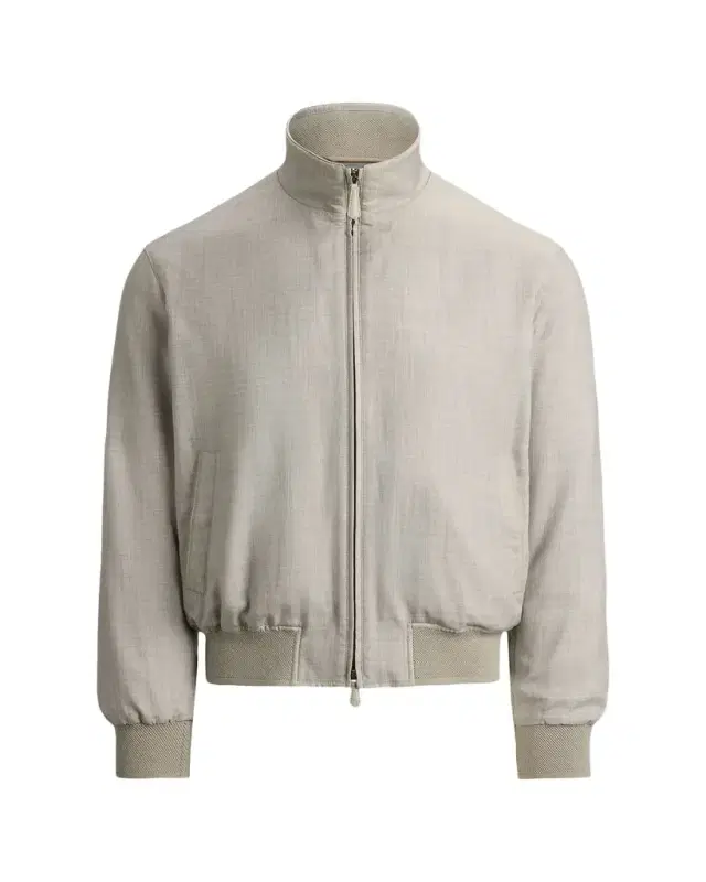 Ralph Lauren Purple Label Men's Felton Cashmere-Silk Flight Jacket