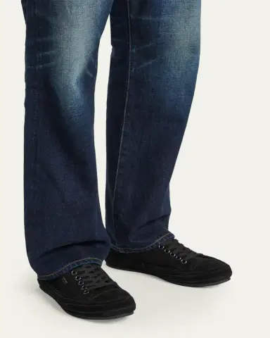 TOM FORD Men's Dean Suede Cap Toe Low-Top Sneakers | Thumbnail 2 TOM FORD Men's Dean Suede Cap Toe Low-Top Sneakers | Thumbnail 2