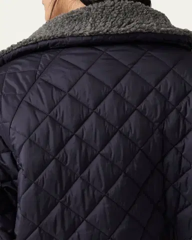 Miu Miu Sherpa-Lined Quilted Jacket | Thumbnail 4 Miu Miu Sherpa-Lined Quilted Jacket | Thumbnail 4