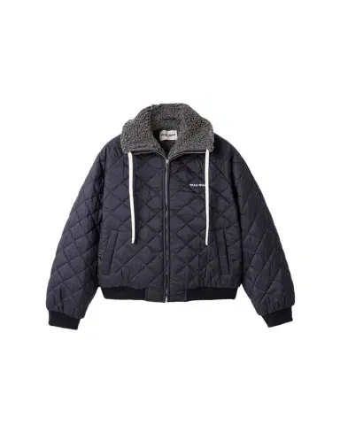 Miu Miu Sherpa-Lined Quilted Jacket | Thumbnail 1 Miu Miu Sherpa-Lined Quilted Jacket | Thumbnail 1