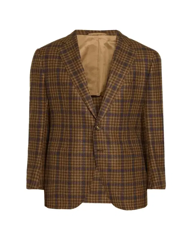 Cesare Attolini Men's Cashmere Plaid Single-Breasted Sport Coat