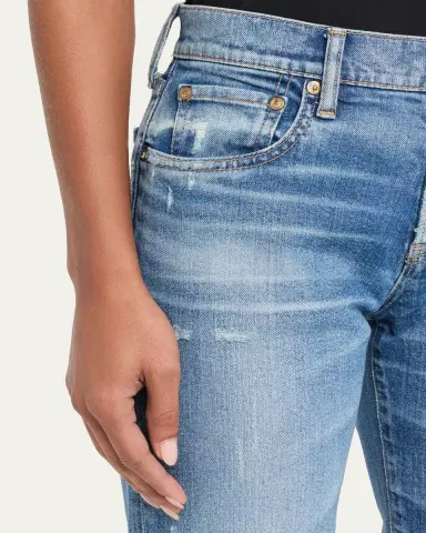 Moussy Vintage Slim Straight Jeans | Thumbnail 5 Moussy Vintage Slim Straight Jeans | Thumbnail 5