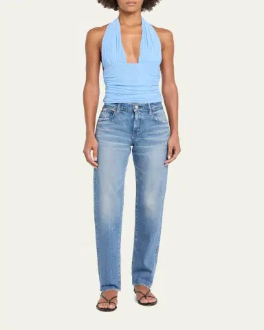 Moussy Vintage Slim Straight Jeans | Thumbnail 7 Moussy Vintage Slim Straight Jeans | Thumbnail 7