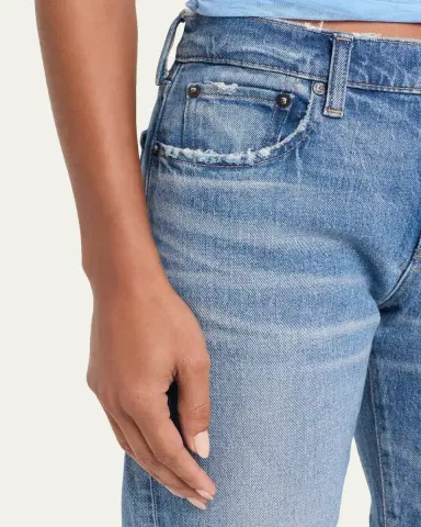 Moussy Vintage Slim Straight Jeans | Thumbnail 10 Moussy Vintage Slim Straight Jeans | Thumbnail 10