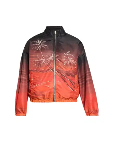 Amiri Men's Hawaii Logo Nylon Full-Zip Jacket | Thumbnail 1 Amiri Men's Hawaii Logo Nylon Full-Zip Jacket | Thumbnail 1