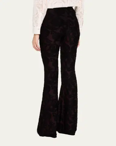 Etro Paisley Chenille Jacquard Flare Pants | Thumbnail 3 Etro Paisley Chenille Jacquard Flare Pants | Thumbnail 3