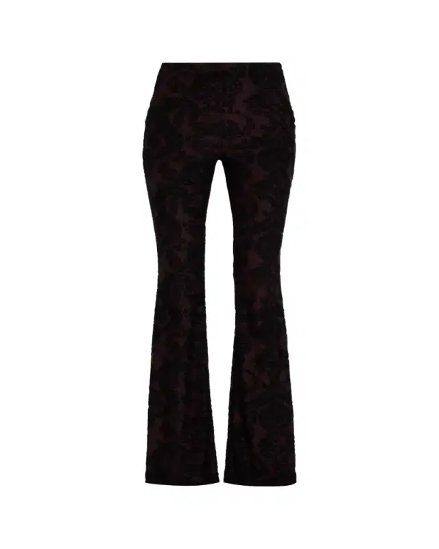 Etro Paisley Chenille Jacquard Flare Pants