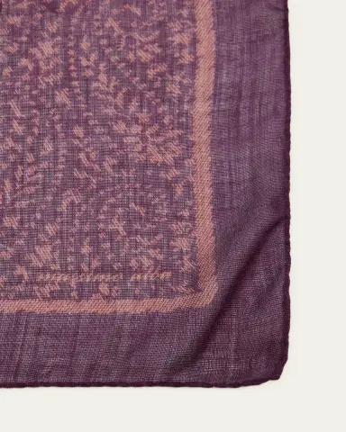 Massimo Alba Men's Cashmere-Silk Paisley Handkerchief | Thumbnail 8