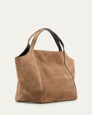 Brunello Cucinelli Suede Bucket Bag | Thumbnail 3 Brunello Cucinelli Suede Bucket Bag | Thumbnail 3