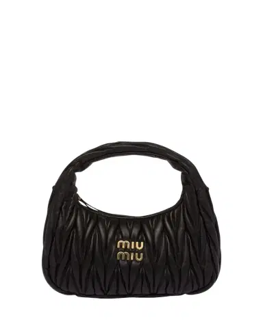 Miu Miu Matelasse Quilted Top Handle Hobo Bag | Thumbnail 1 Miu Miu Matelasse Quilted Top Handle Hobo Bag | Thumbnail 1