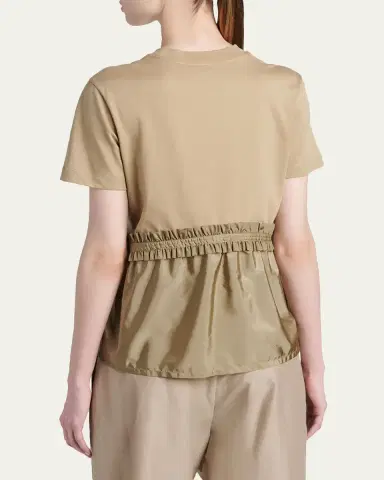 Moncler Short-Sleeve T-Shirt | Thumbnail 3 Moncler Short-Sleeve T-Shirt | Thumbnail 3