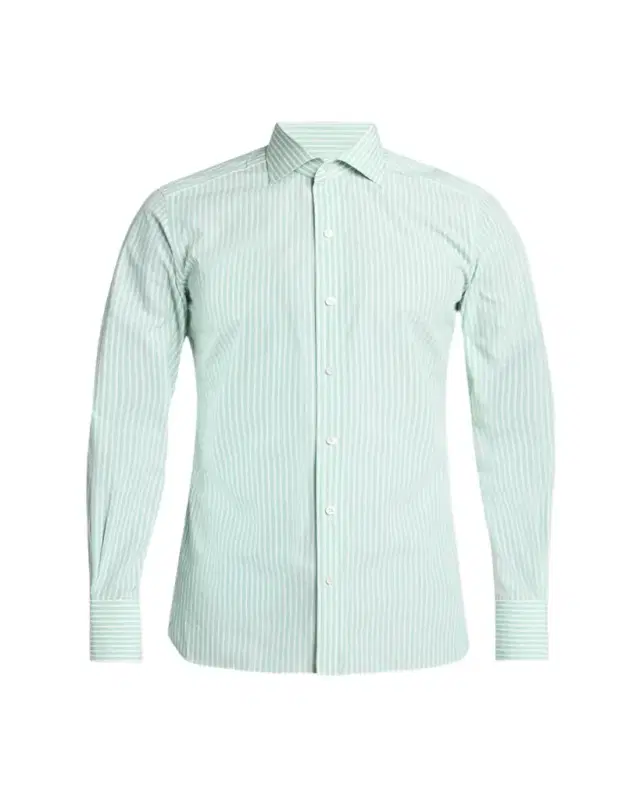 TOM FORD Men's Cotton Pinstripe Slim-Fit Dress Shirt