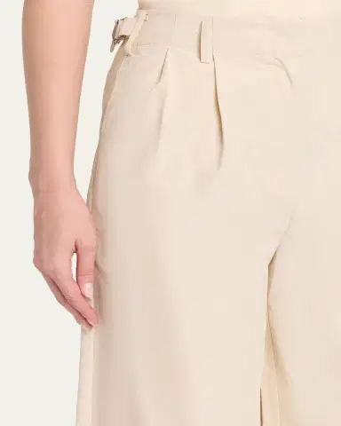 Simkhai Leroy Pleated Wide-Leg Pants | Thumbnail 5 Simkhai Leroy Pleated Wide-Leg Pants | Thumbnail 5
