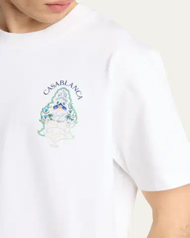 Casablanca Men's Cotton Jersey T-Shirt | Thumbnail 5 Casablanca Men's Cotton Jersey T-Shirt | Thumbnail 5