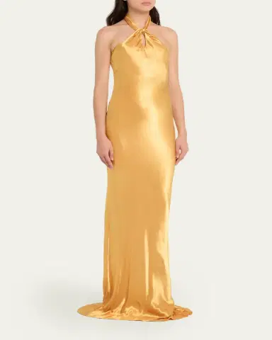 L'Agence Saphara Halter Gown | Thumbnail 4 L'Agence Saphara Halter Gown | Thumbnail 4