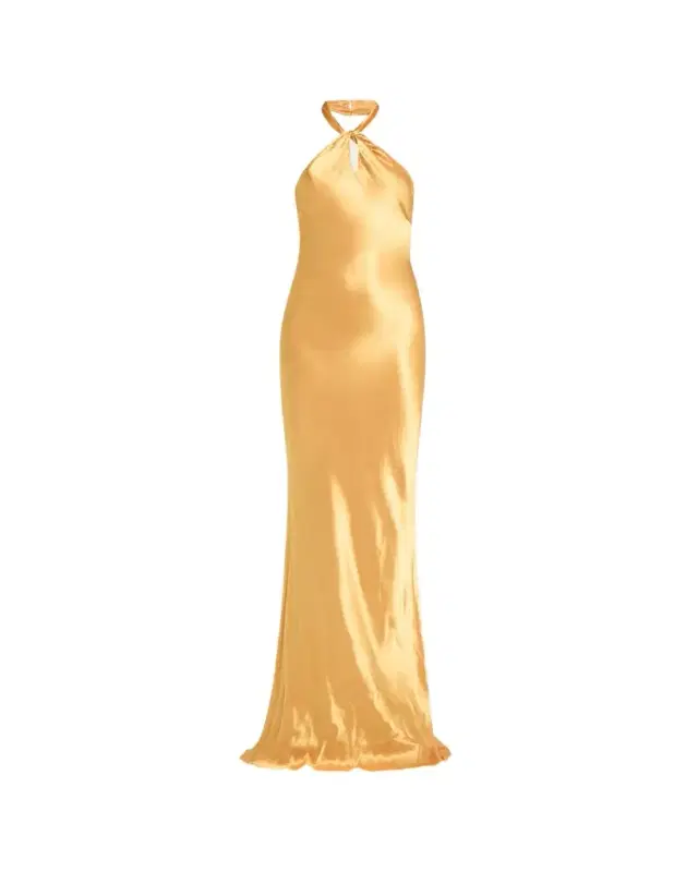 L'AGENCE Saphara Halter Gown