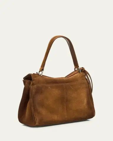 Balenciaga Rodeo Mini Smooth Suede Top-Handle Bag | Thumbnail 3