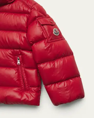 Moncler Boy's Maya Hooded Short Down Jacket, Size 6M-3 | Thumbnail 3 Moncler Boy's Maya Hooded Short Down Jacket, Size 6M-3 | Thumbnail 3