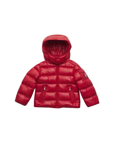 Moncler Boy's Maya Hooded Short Down Jacket, Size 6M-3 | Thumbnail 1 Moncler Boy's Maya Hooded Short Down Jacket, Size 6M-3 | Thumbnail 1