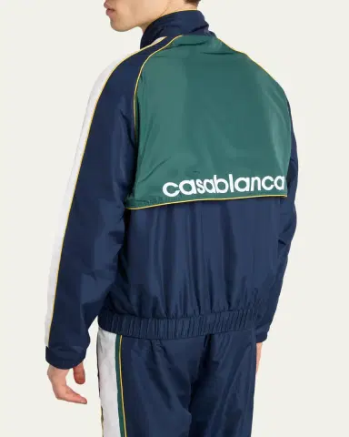 Casablanca Men's CC Logo Windbreaker Jacket | Thumbnail 3 Casablanca Men's CC Logo Windbreaker Jacket | Thumbnail 3