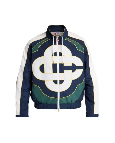 Casablanca Men's CC Logo Windbreaker Jacket | Thumbnail 1 Casablanca Men's CC Logo Windbreaker Jacket | Thumbnail 1