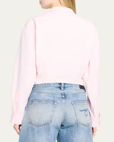 R13 Split-Hem Boyfriend Shirt | Thumbnail 3 R13 Split-Hem Boyfriend Shirt | Thumbnail 3