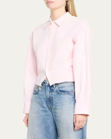 R13 Split-Hem Boyfriend Shirt | Thumbnail 4 R13 Split-Hem Boyfriend Shirt | Thumbnail 4