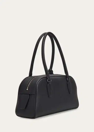 The Row India East-West Leather Bowling Shoulder Bag | Thumbnail 3 The Row India East-West Leather Bowling Shoulder Bag | Thumbnail 3