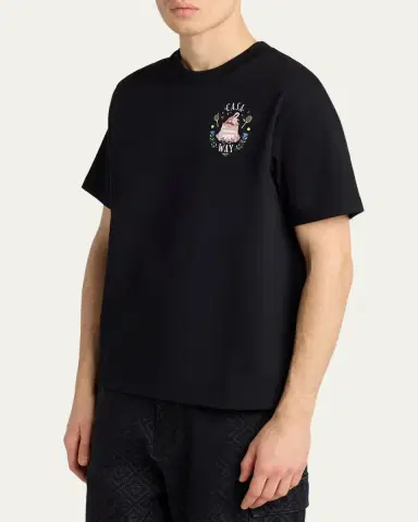 Casablanca Men's Casaway Graphic-Print Cotton Jersey T-Shirt | Thumbnail 4