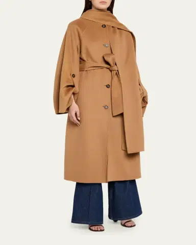 Zimmermann Valiant Wool Scarf Maxi Coat | Thumbnail 4 Zimmermann Valiant Wool Scarf Maxi Coat | Thumbnail 4