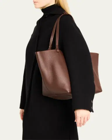 The Row Park Tote Three in Lux Grained Calfskin | Thumbnail 6 The Row Park Tote Three in Lux Grained Calfskin | Thumbnail 6