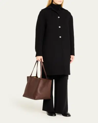 The Row Park Tote Three in Lux Grained Calfskin | Thumbnail 9 The Row Park Tote Three in Lux Grained Calfskin | Thumbnail 9