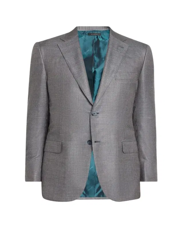 Brioni Men's Prince of Wales Single-Breasted Sport Coat