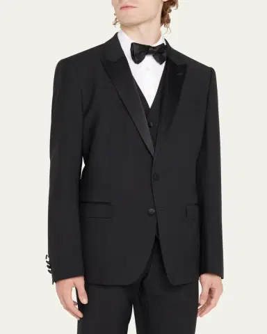 Dolce & Gabbana Men's Martini Two-Piece Tuxedo with Vest | Thumbnail 3