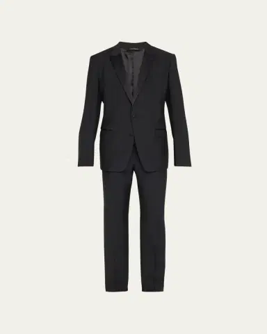 Dolce & Gabbana Men's Martini Two-Piece Tuxedo with Vest | Thumbnail 5