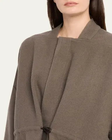 Rick Owens Sail Oversized Wool Flannel Jacket | Thumbnail 5
