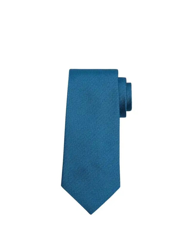 Charvet Men's Herringbone Silk Tie