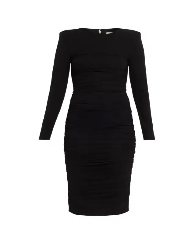 L'AGENCE Paityn Shirred Stretch Jersey Dress