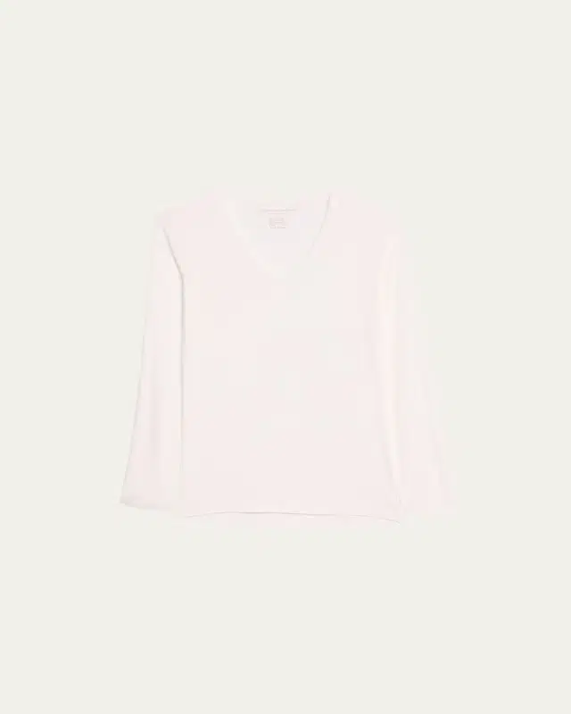 Majestic Filatures Soft Touch Long-Sleeve V-Neck Tee