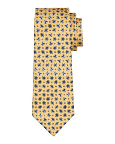 Kiton Men's Silk Micro-Floral 7-Fold Tie | Thumbnail 1
