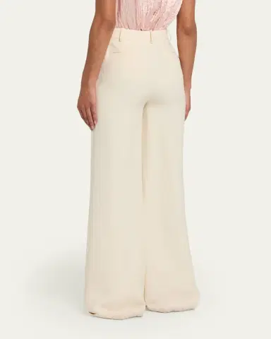 Adam Lippes High-Rise Cuffed Wide-Leg Trousers | Thumbnail 3