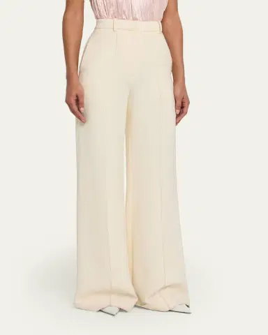 Adam Lippes High-Rise Cuffed Wide-Leg Trousers | Thumbnail 4