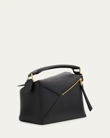 Loewe Puzzle Edge Small Top-Handle Bag in Grain Leather | Thumbnail 3 Loewe Puzzle Edge Small Top-Handle Bag in Grain Leather | Thumbnail 3