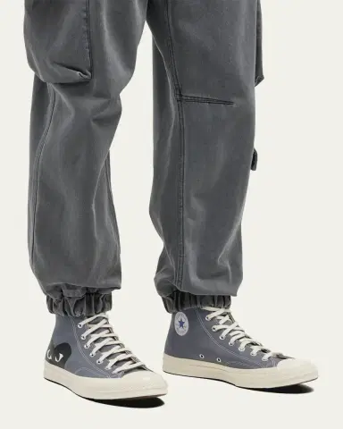 Comme des Garçons x Converse Men's Chuck Taylor High-Top Canvas Sneakers | Thumbnail 5 Comme des Garçons x Converse Men's Chuck Taylor High-Top Canvas Sneakers | Thumbnail 5