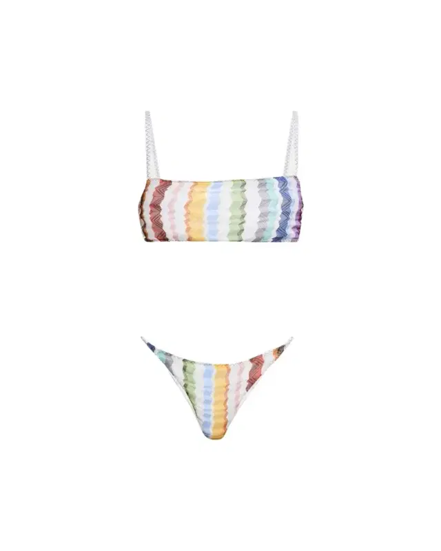 Zig Zag Two-Piece Swimsuit
