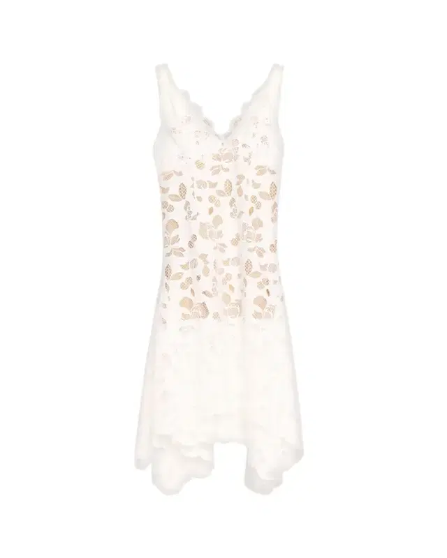Monse Eyelet Lace Double Strap Midi Dress