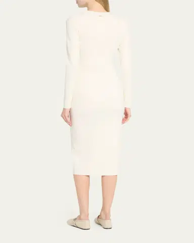 Toccin Lara Bodycon Rib Knit Midi Sweater Dress | Thumbnail 3