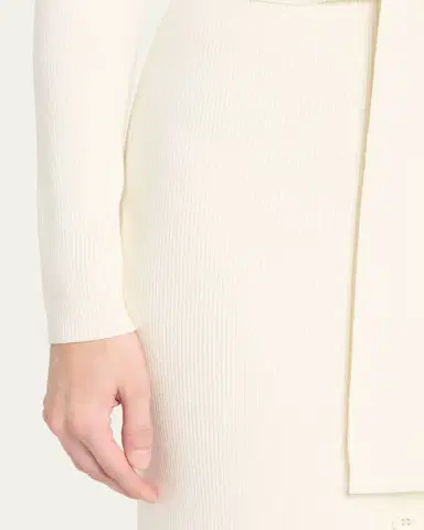 Toccin Lara Bodycon Rib Knit Midi Sweater Dress | Thumbnail 5