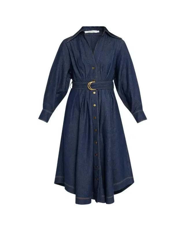 Zimmermann Denim Midi Shirtdress