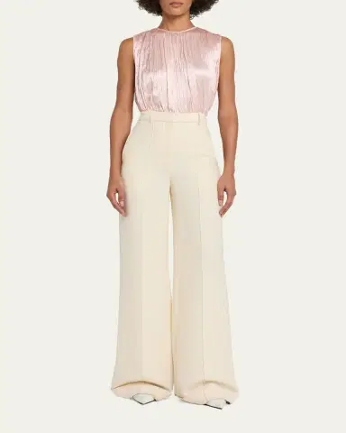 Adam Lippes High-Rise Cuffed Wide-Leg Trousers | Thumbnail 2